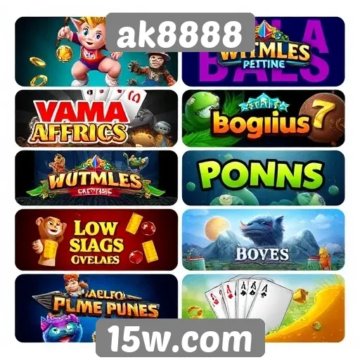 Avaliação da diversidade de jogos disponíveis no ak8888